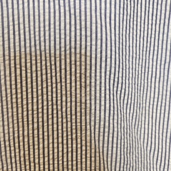 H&M white blazer with blue stripes. Single breasted XS - Picture 3 of 5